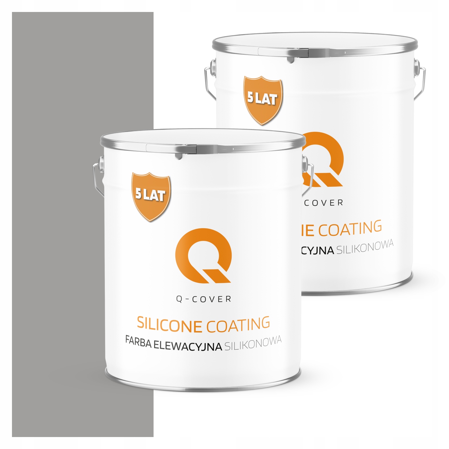 Fasádna Silikónová Fasádna Farba Šedá Platinová F264 5L