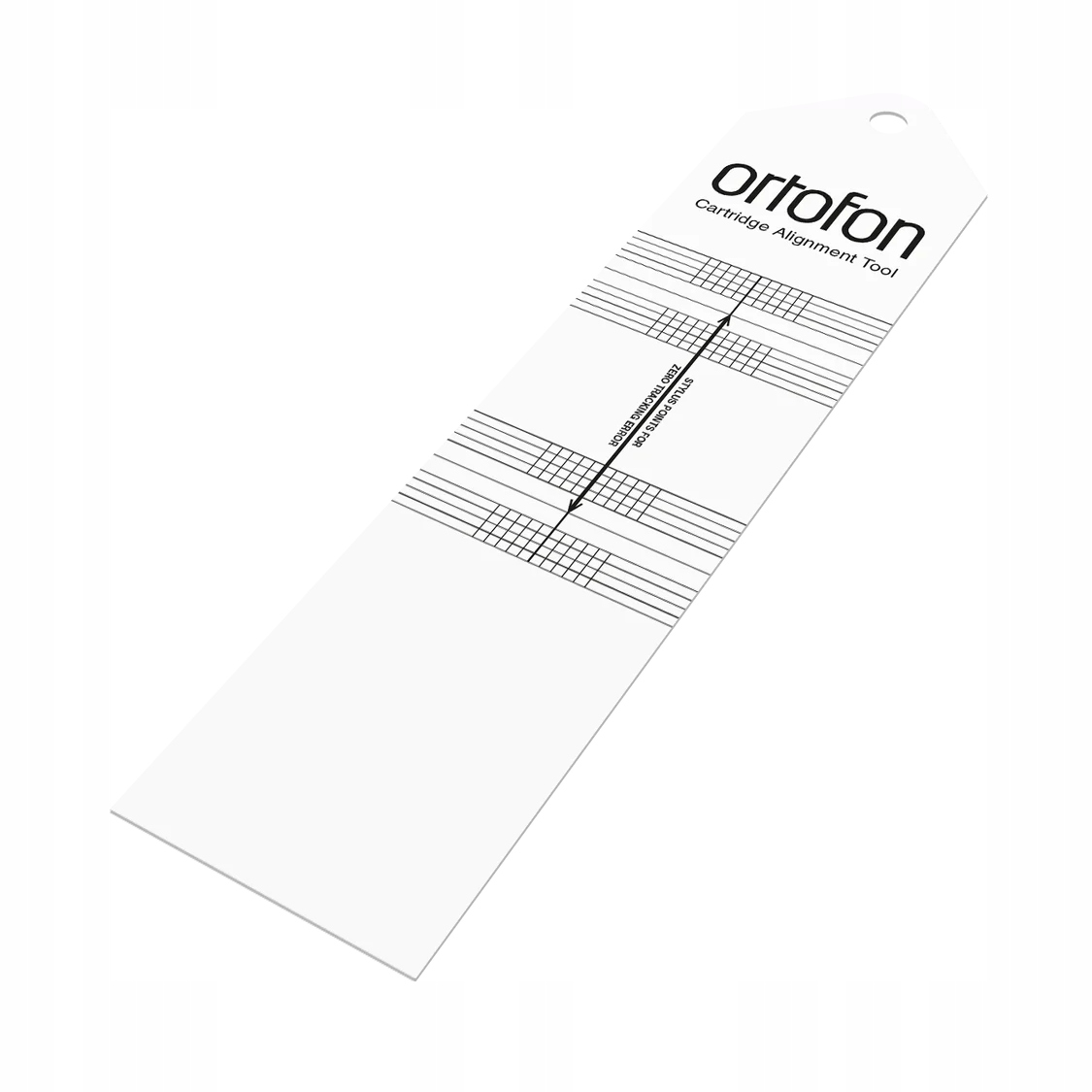 SZABLON DO KALIBRACJI WKŁADKI GRAMOFONOWEJ ORTOFON CARTRIDGE ALIGNMENT TOOL
