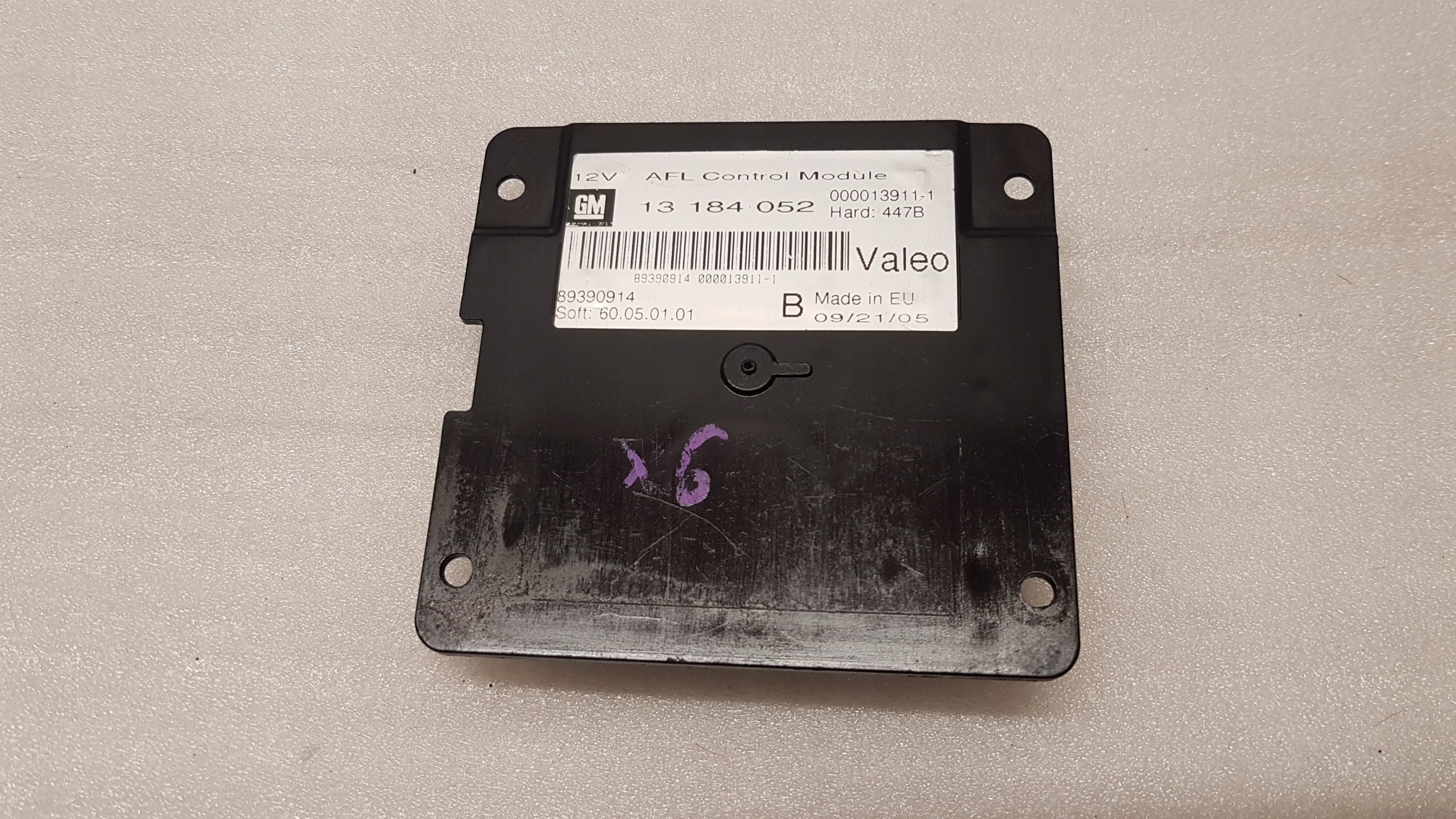 control unit module steering OPEL SIGNUM VECTRA C 13184052