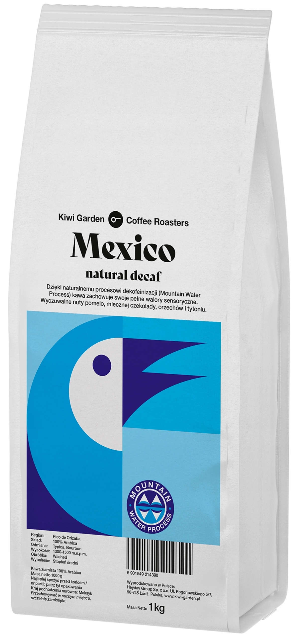 Káva Zrnková Bez Kofeinu 1KG Čerstvě Pražená 100% Arabica Decaf 1000 g