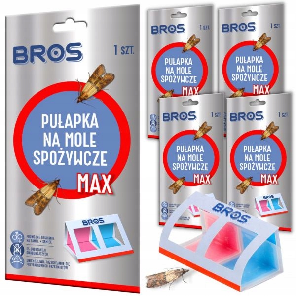 

Pułapka Lep na mole spożywcze Max Bros x 5 szt.