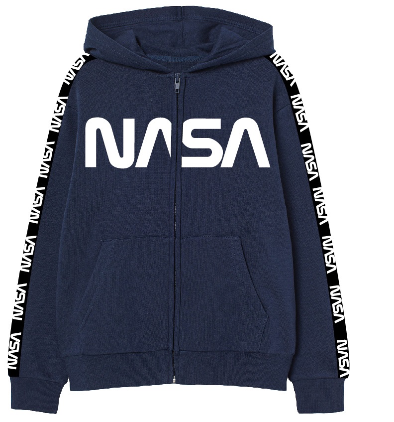 BLUZA CHŁOPIĘCA KAPTUR NASA - 134/140