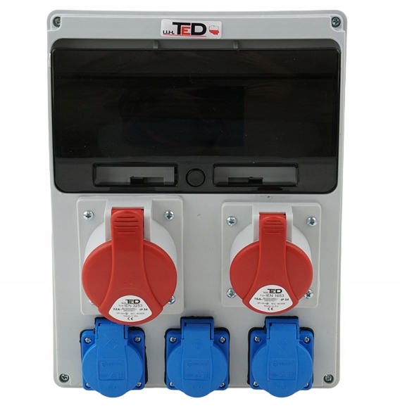 Stavební Rozvaděč 400V 16A/5P 400V 32A/5P 3 x 230V 11M