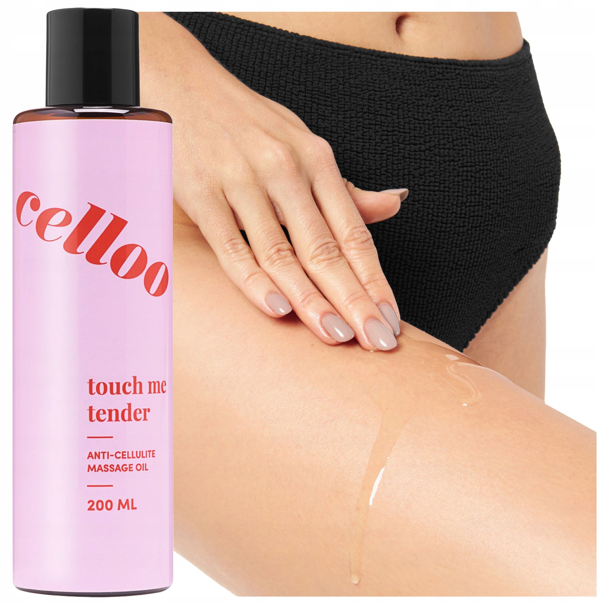 Masážní Olej proti celulitidě Vyhlazující Olej hřejivý Celloo