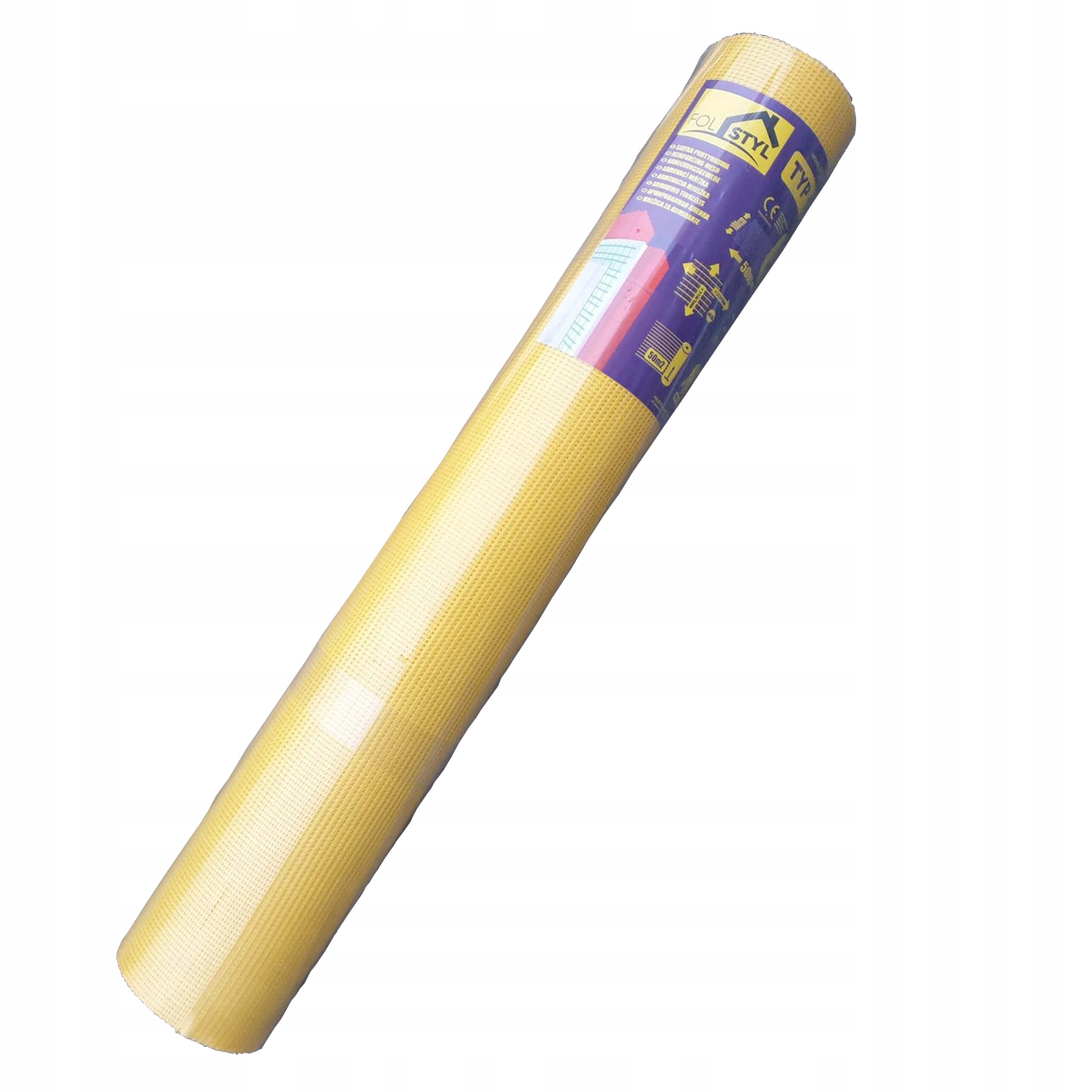 

Siatka elewacyjna do ociepleń żółta 150 g/m2