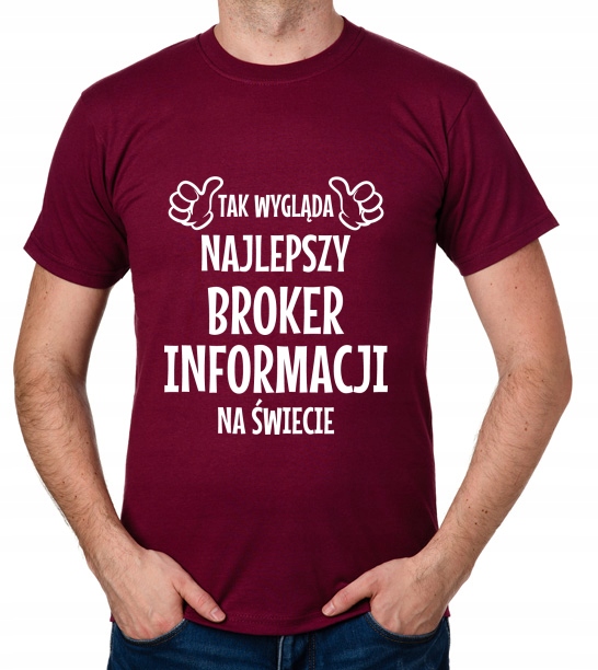 

koszulka Najlepszy Broker Informacji prezent