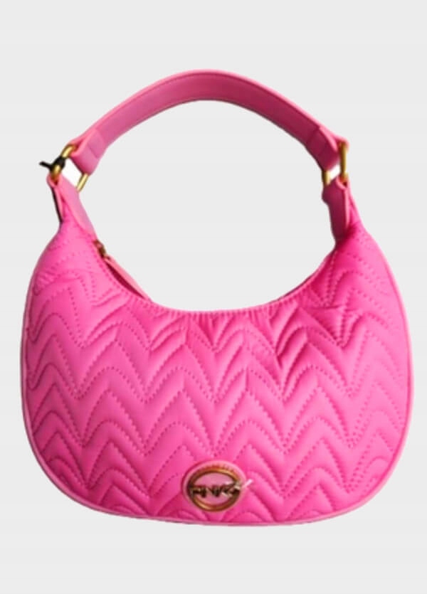 Pinko dámská kabelka do ruky Nufar Hobo růžová barva