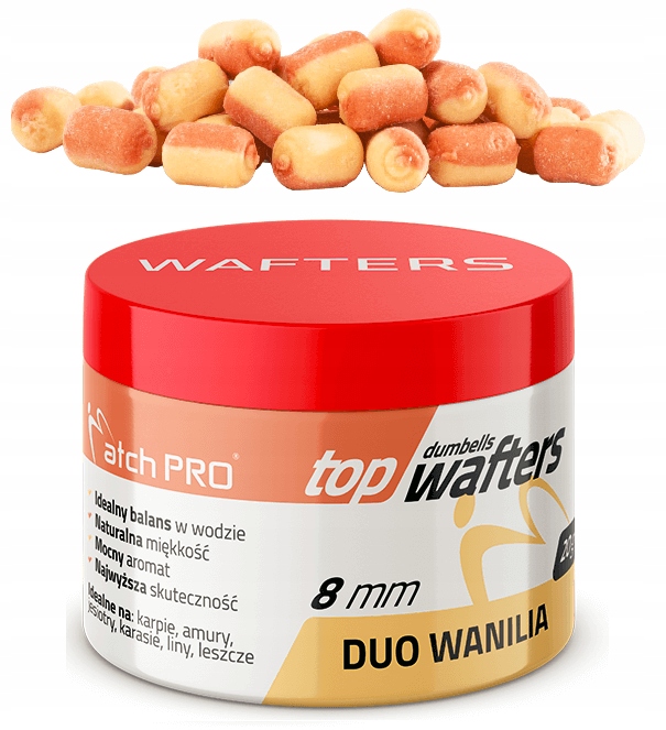 Match Pro Dumbells Top Wafters 20g 8mm Duo Wanilia