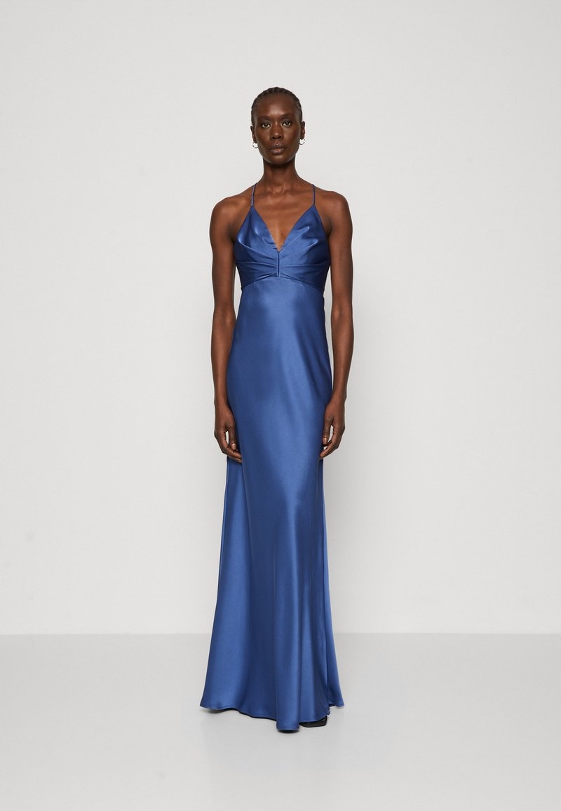 Šaty plesová maxi modrá Jarlo 36