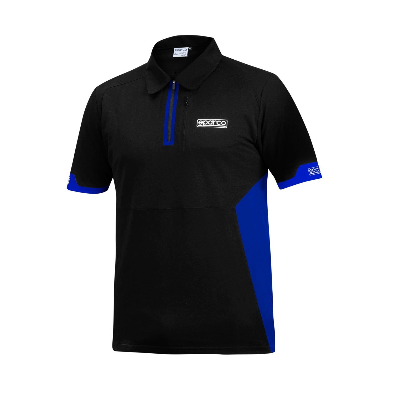 Pánská polokošile Zip Sparco MY22 černo-modré