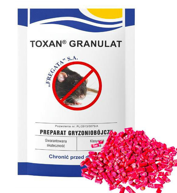 

Toxan Trutka Trucizna Na Myszy Szczury Silna 1KG