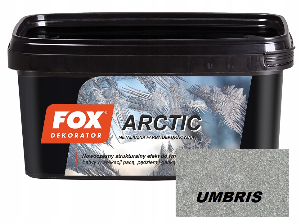 Farba akrylowa strukturalna, ścienna Fox 1 l