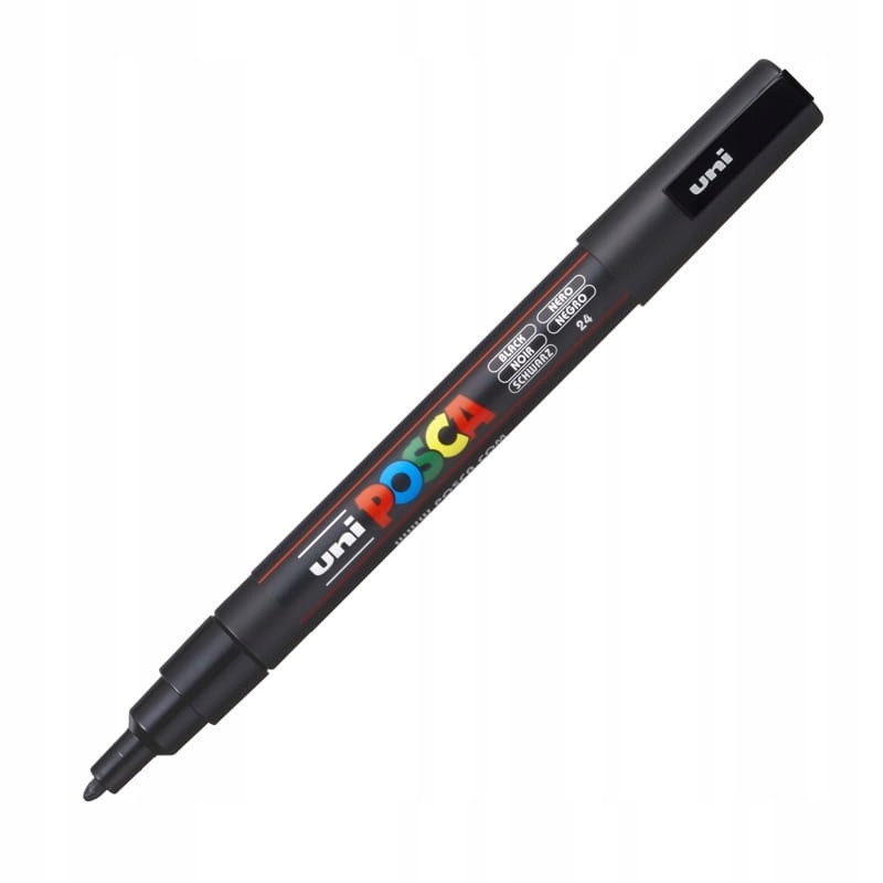 

Marker z farbą plakatową Posca PC-3M czarny