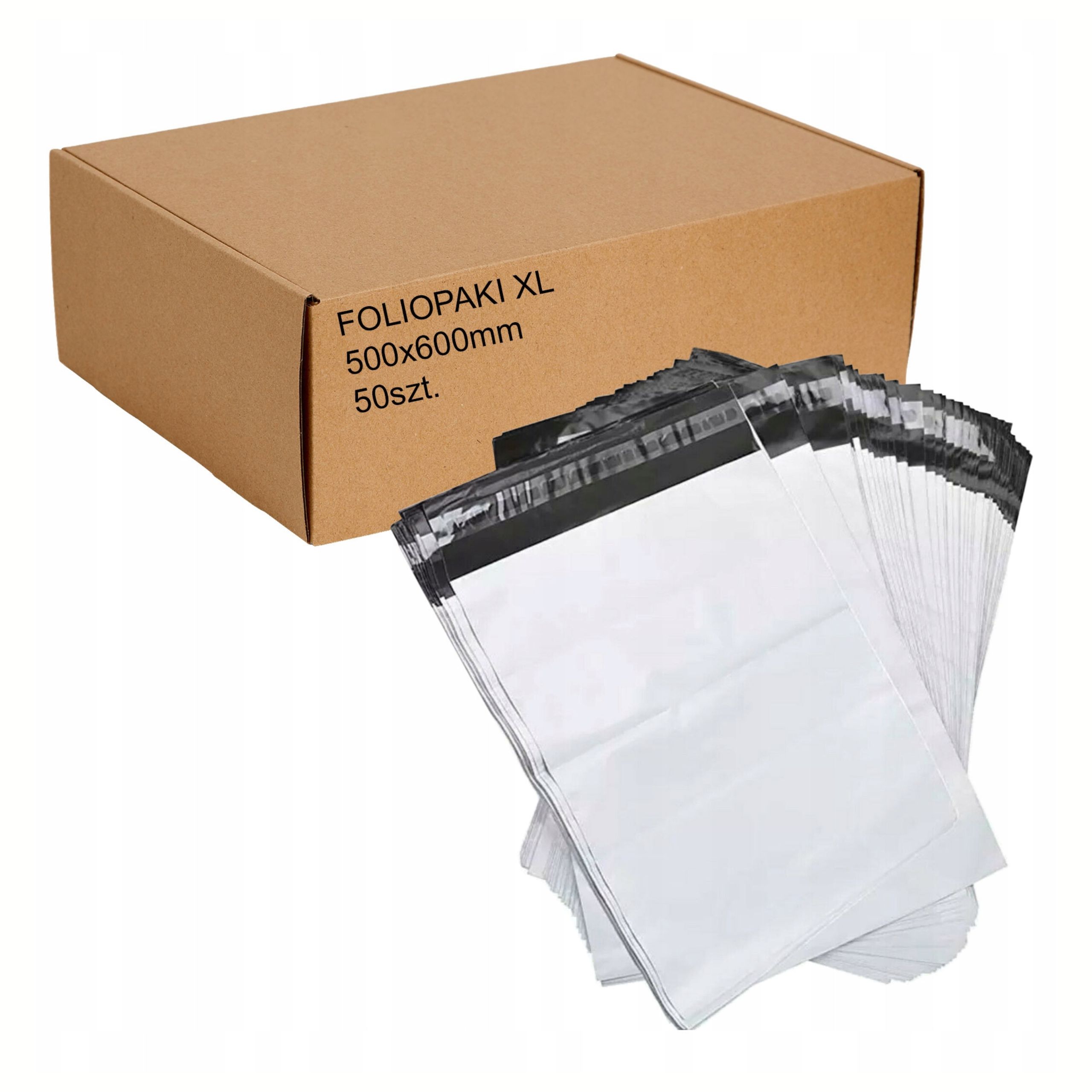 FOLIOPAKI KURIERSKIE 500x600 Koperty Foliopak XL Duże 50szt