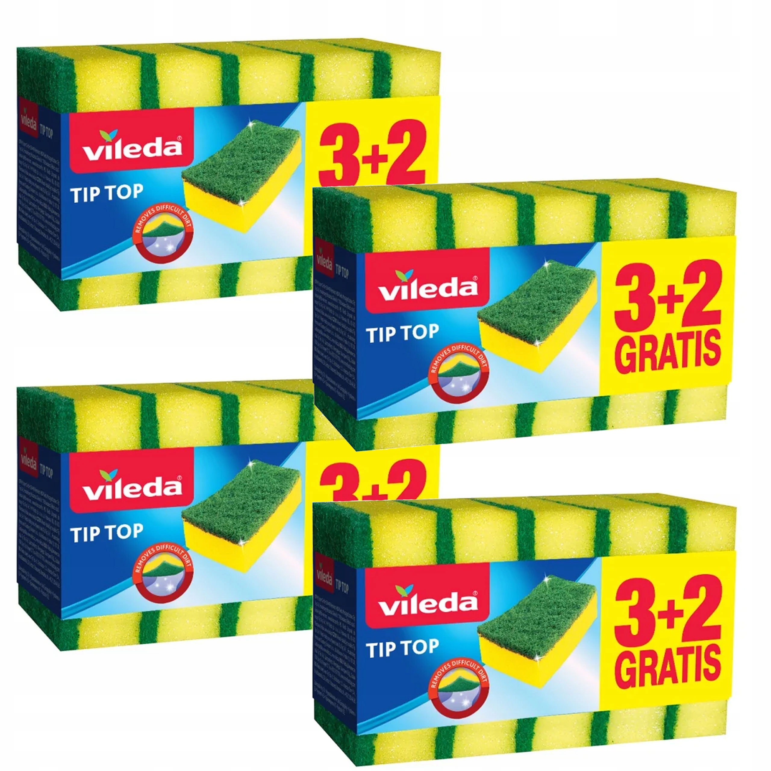 

Vileda 4x Zmywaki Gąbki Style 3+2 Myjki kuchenne