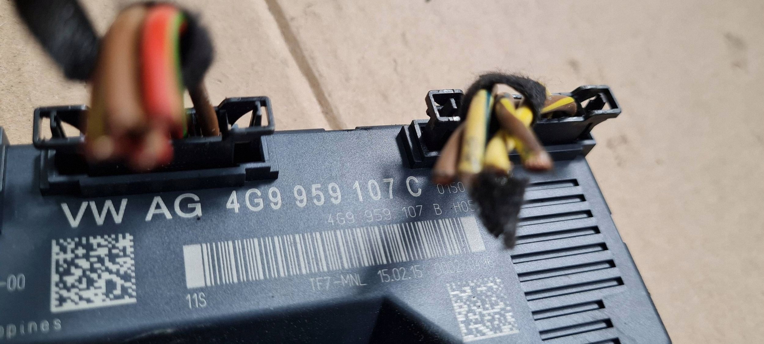 A6 C7 4G LIFT module control unit bonnet boot KOMBI 4G9959107C