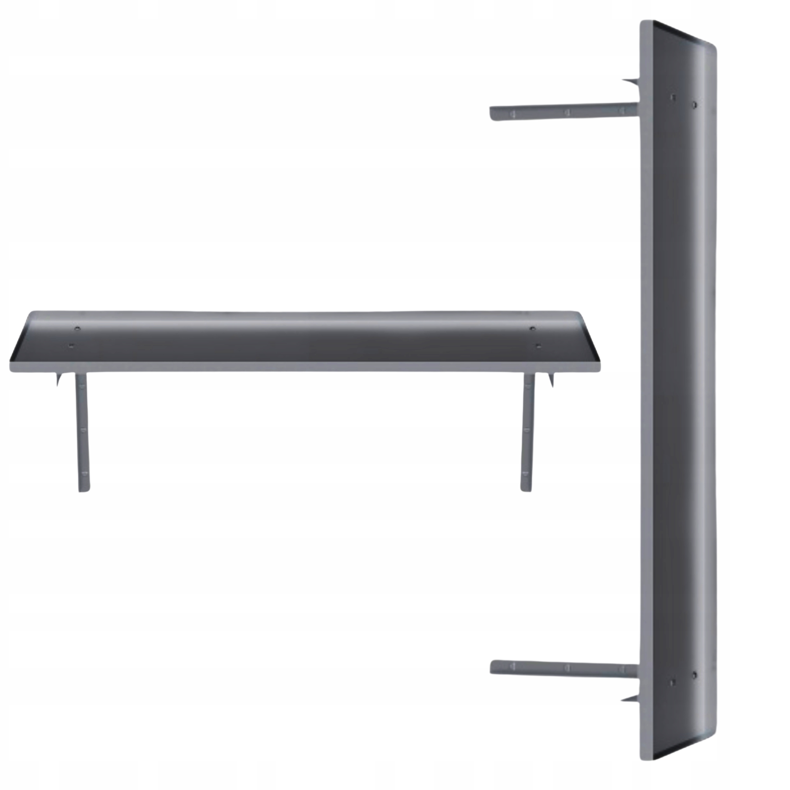 Polica do domčeka na náradie oceľ 80x20 cm Abiko oceľ pozinkovaná ohňom