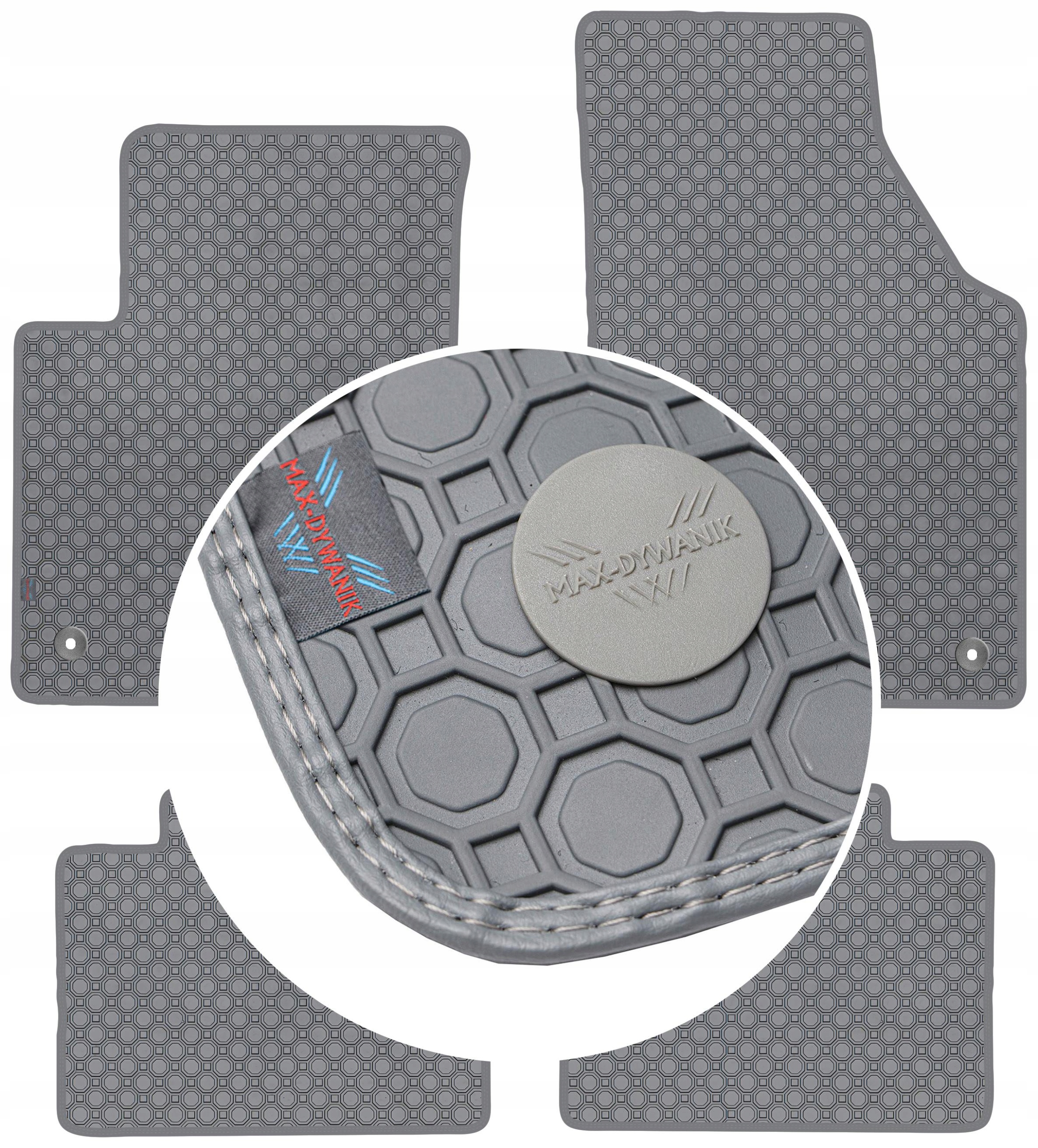 Jeep Cherokee V Kl 2013 Koberce Popielate