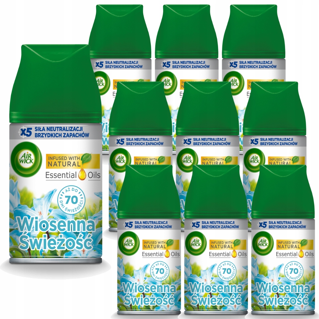 Levně Air Wick Náplně Do Osvěžovače Vzduchu Jarní Svěžest 10X 250ML