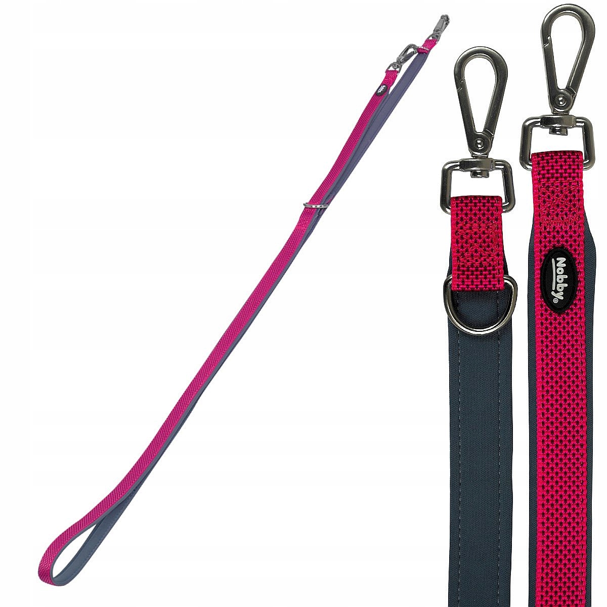 

Smycz Regulowana Przepinana dla Psa Nobby M-L 2M