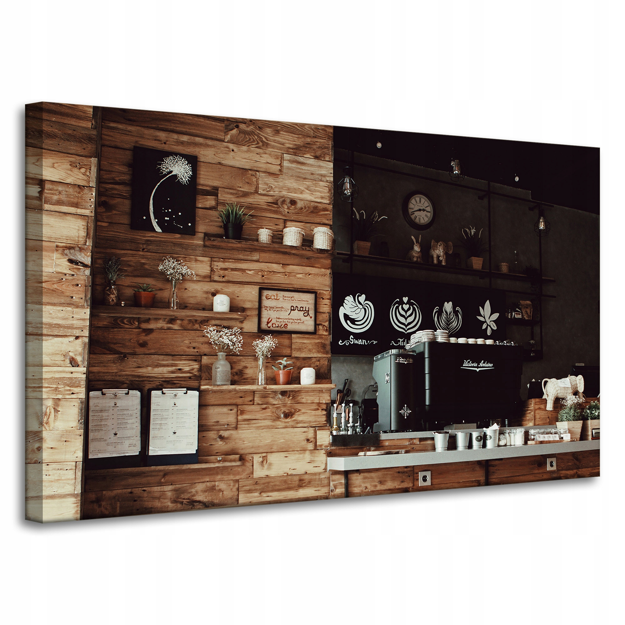 Obraz Canvas Kuchyňský koutek na kávu 100x60 cm