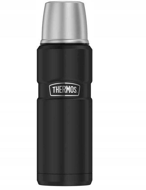 Termoska Thermos King 470 ml kol. Černý Mat hrnek