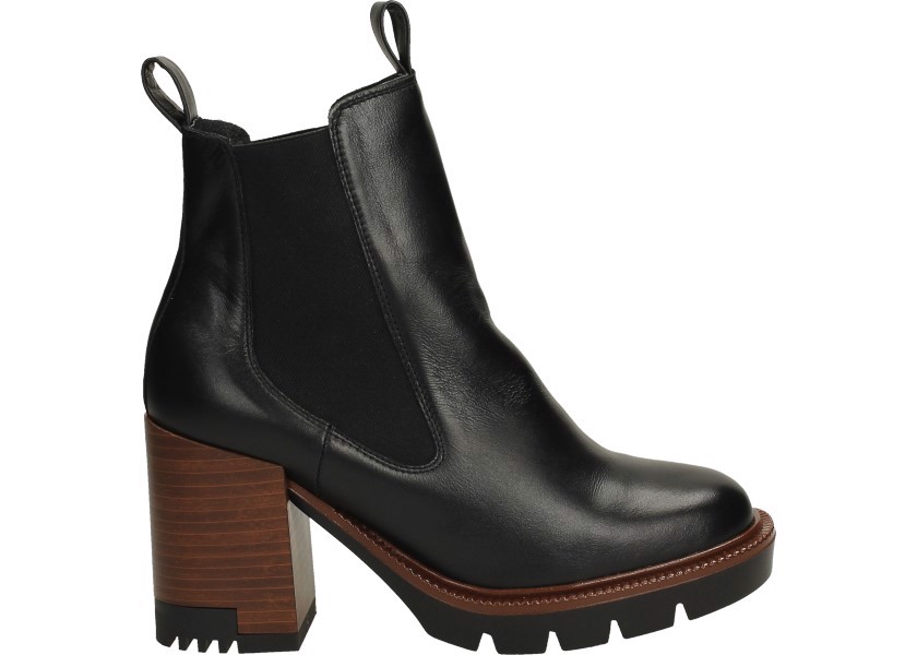 Darbut Kotníkové Boty 9297/39 36 Černé vysoké s gumami