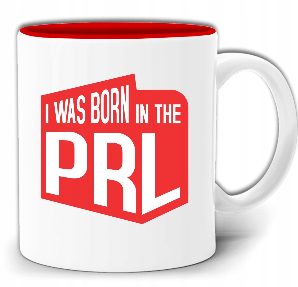 

Born In Prl Kubek Czerwony Środek + Pudełko GW196
