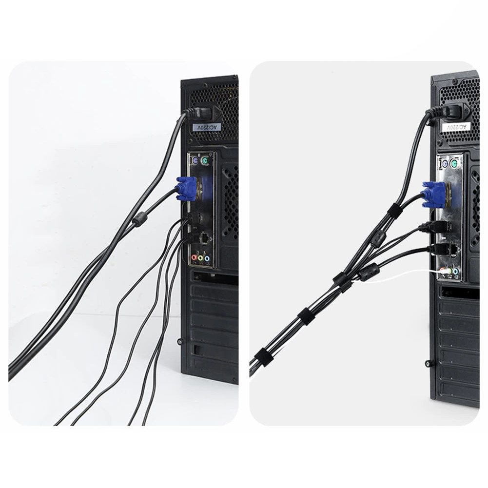 ORGANIZER TAŚMA RZEPOWA OPASKA UCHWYT DO KABLI NA RZEP - 1M Kod producenta ORG-KABLI-1M-ST