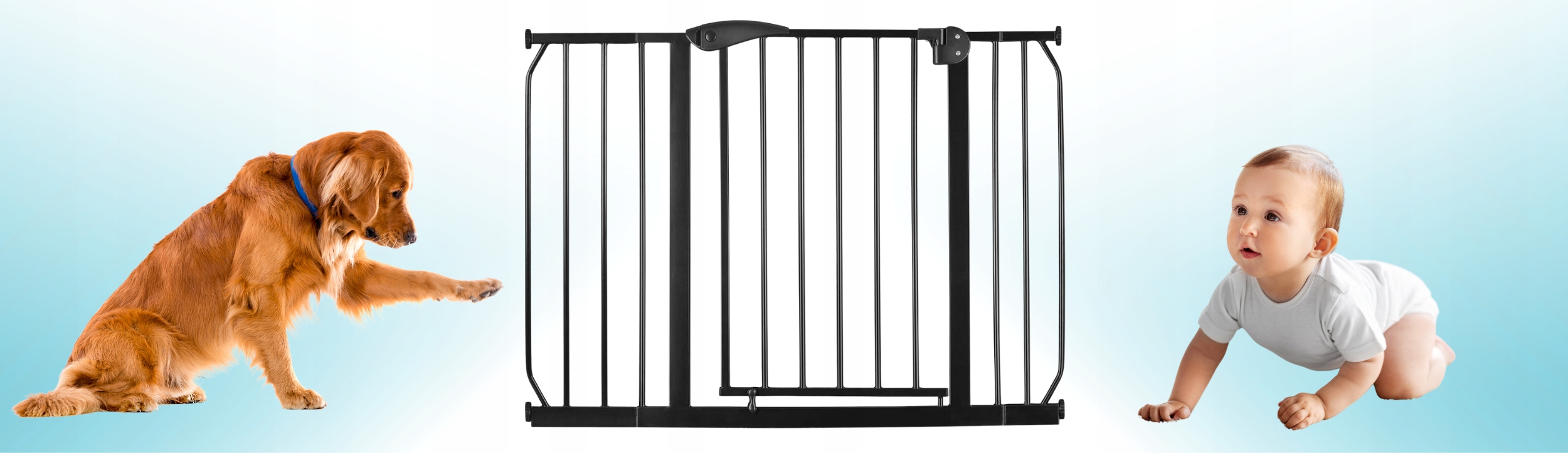 BARIERKA NA SCHODY DRZWI ZABEZPIECZAJĄCA BRAMKA ROZPOROWA OCHRONNA 75-115cm Szerokość produktu 75 cm