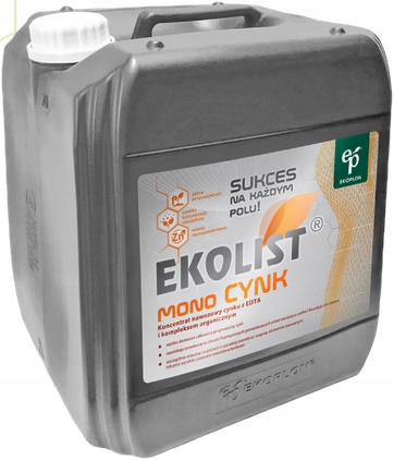 

Ekolist mono Cynk kukurydza ziemniak strączkowe 5l