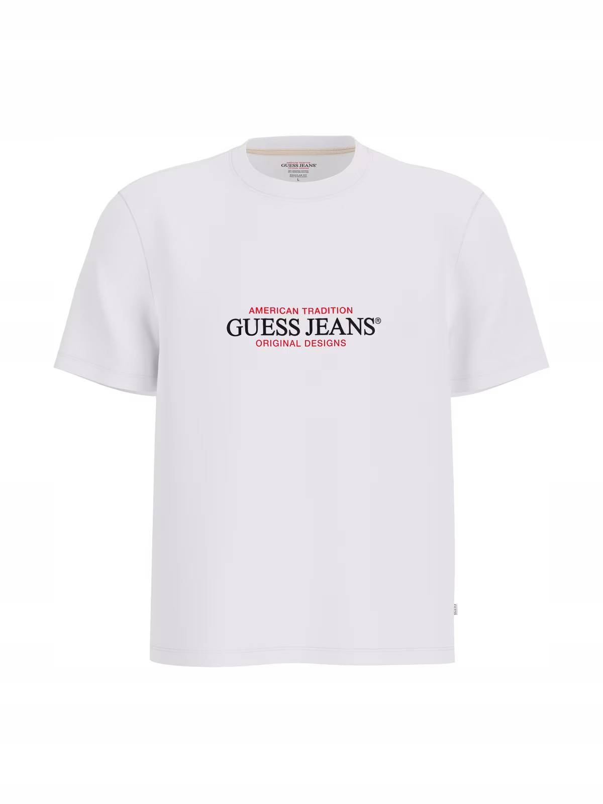 Tričko Guess Jeans M4YI42K8FQ4 G011 r.XXL Bílá