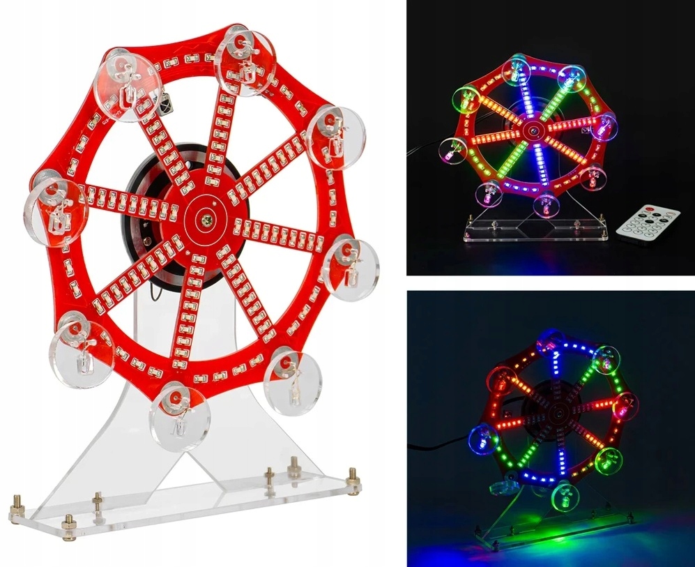 Ďábelský mlýn Efekty světelné animace pájení Smd diy kit