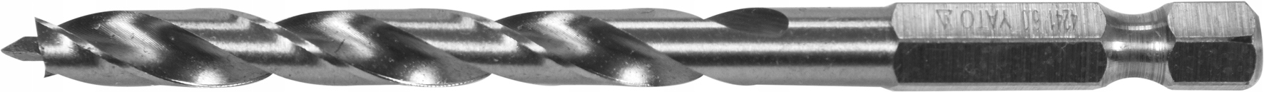 

Wiertło Do Drewna Hex 1/4 Spiralne 6mm Stal Hss