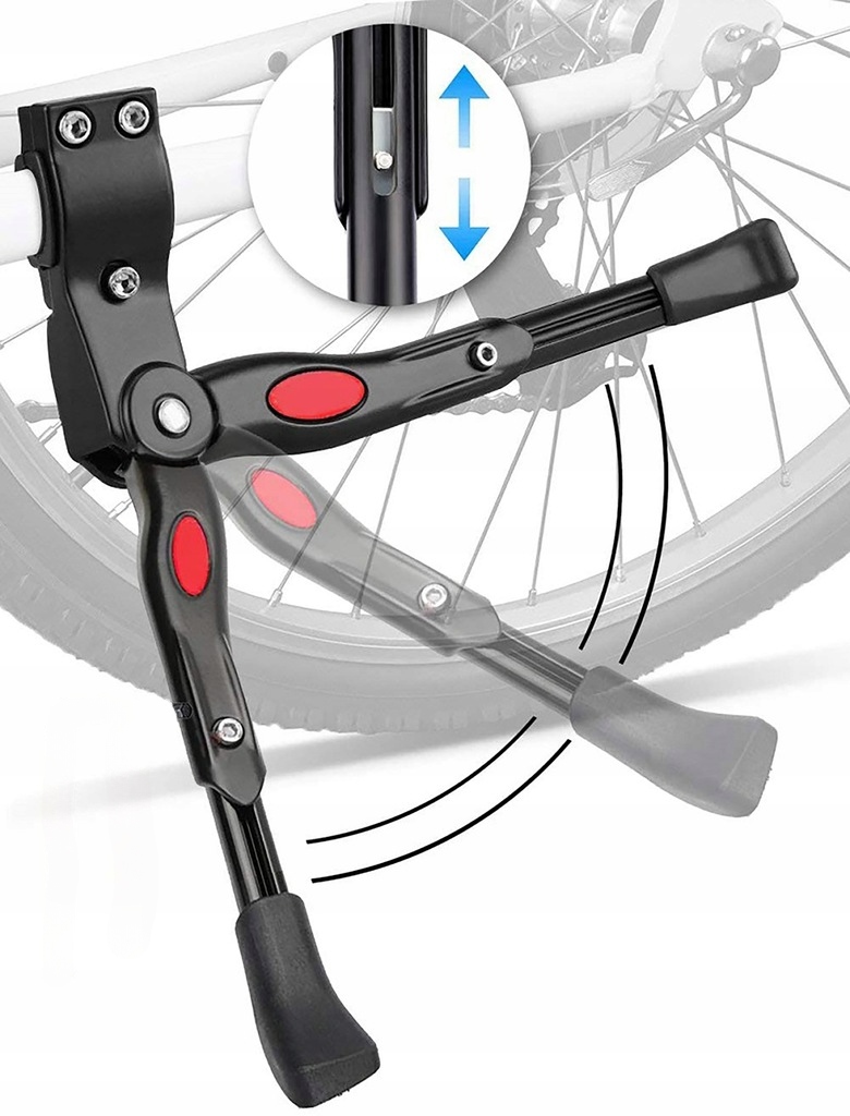 STOPKA PODPÓRKA ROWEROWA NÓŻKA REGULOWANA TYLNA BOCZNA Rodzaj pojedyncza regulowana tylna