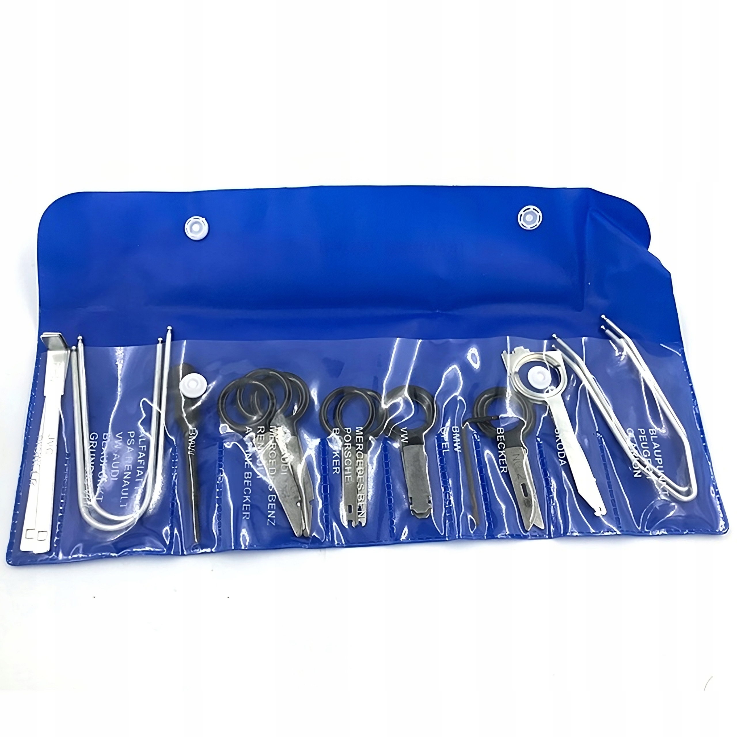 ZESTAW ŚCIĄGACZE KLUCZE DEMONTAŻU TAPICERKI RADIA Model retoo