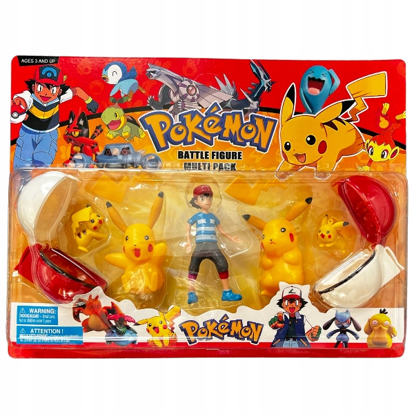 

Figurki Pokemon Go Zestaw Pokeball