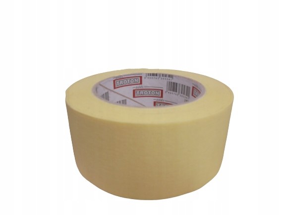 

Taśma Lakiernicza Maskująca Żółta Troton 50mm x50m