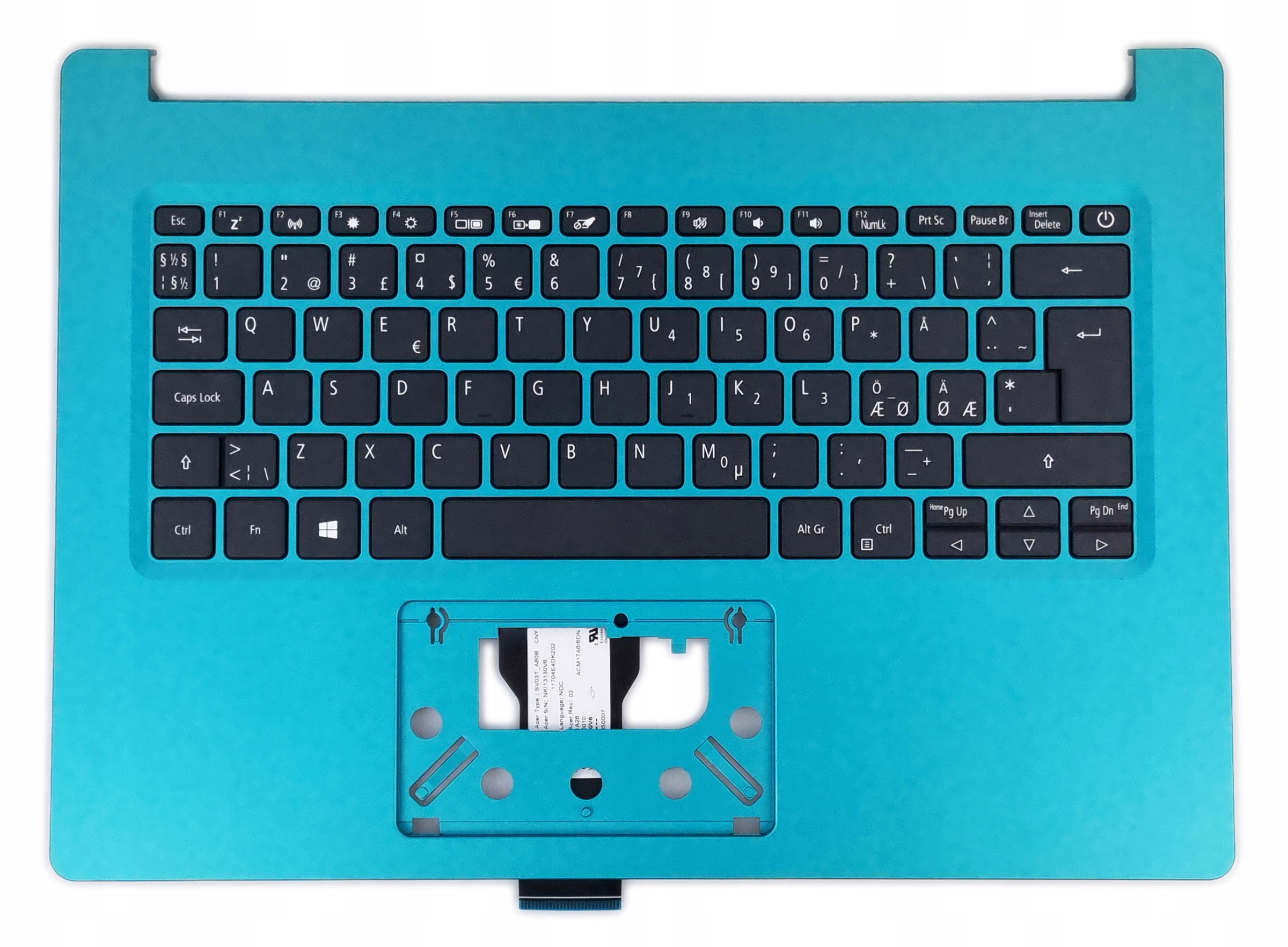 Nová Klávesnice Pro Notebook Acer Aspire A114-33 A314-35 Norská