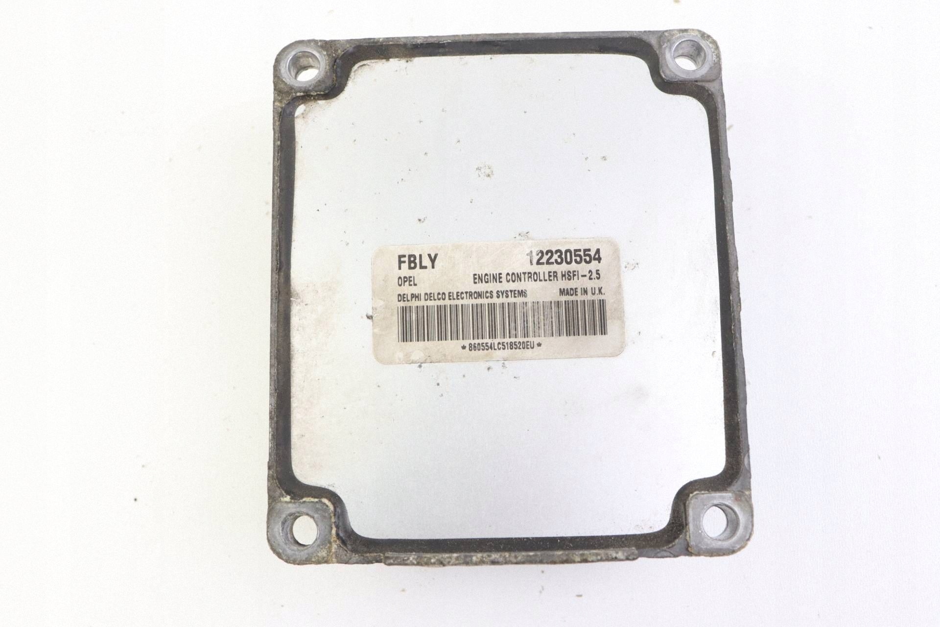 OPEL MERIVA A computer bedienteil des motors 1.6 16V FBLY 12230554