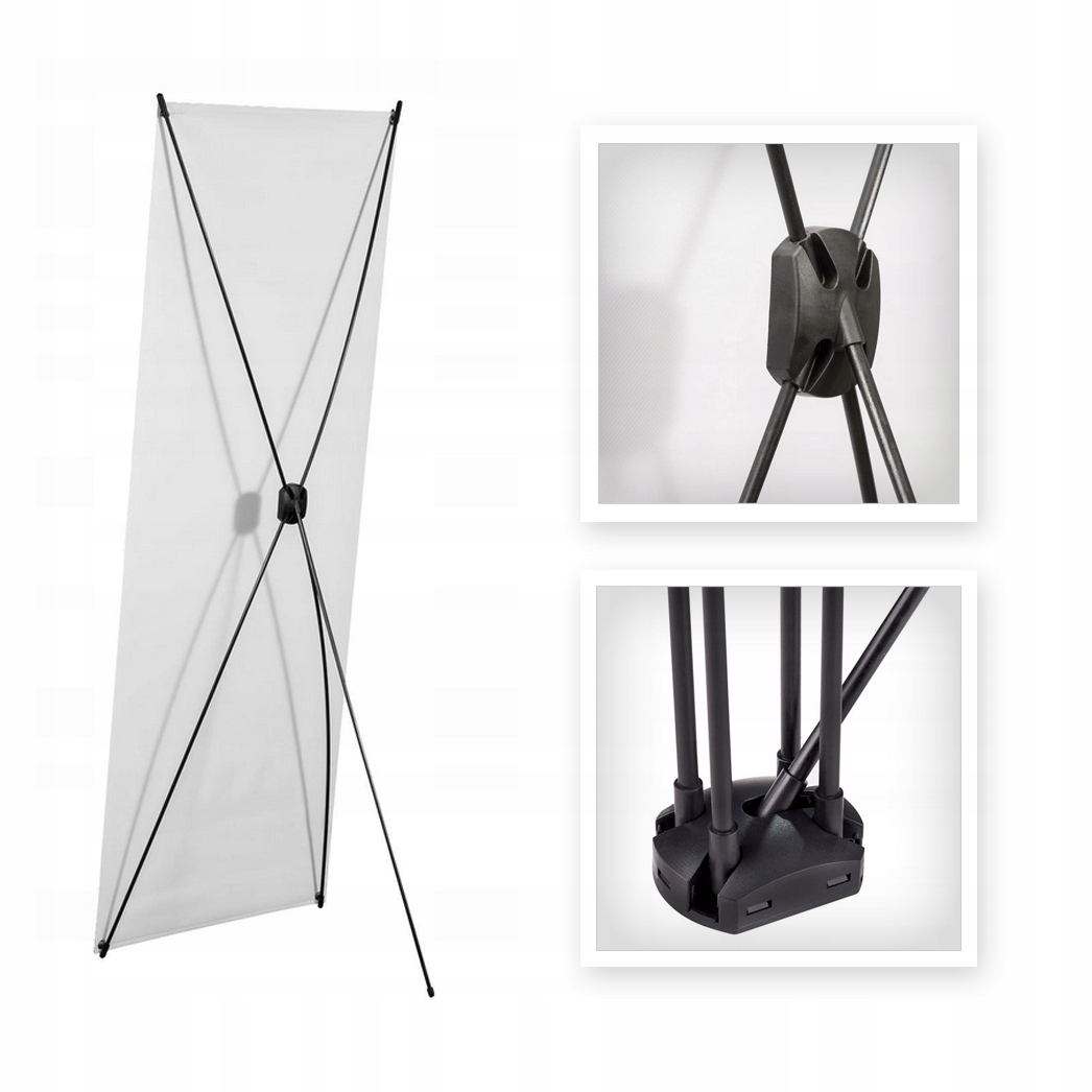X-BANNER - ROLL UP - 80x180 cm + INDYWIDUALNY PROJEKT. Wysoka jakość! Szerokość produktu 80 cm