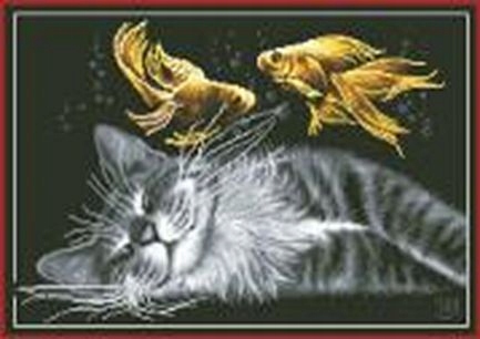 Křížková výšivka počítaná sada (kanva, mulina)