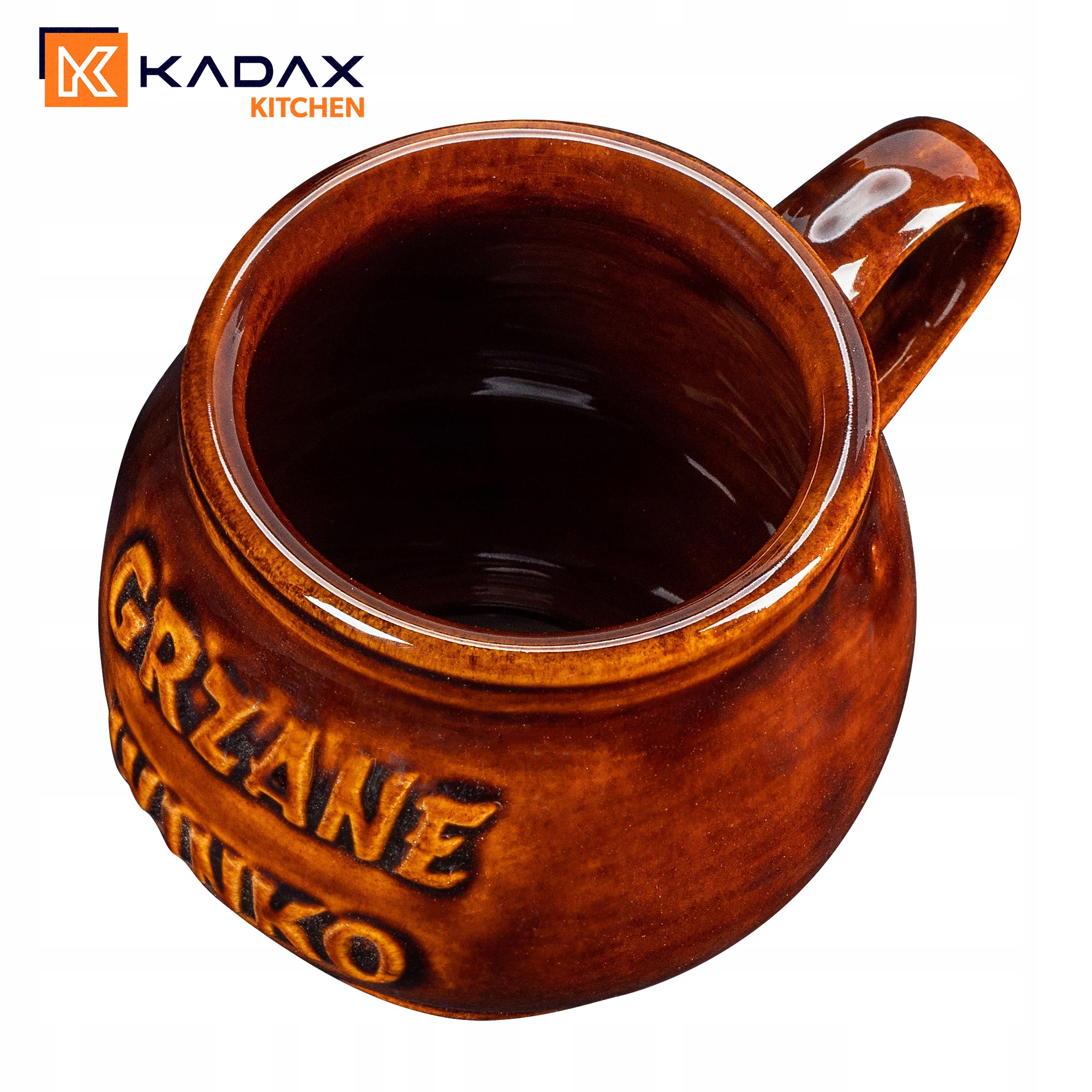 KUBKI DO GRZAŃCA WINA 300ml KAMIONKOWE 2szt Wzór dominujący Inny wzór