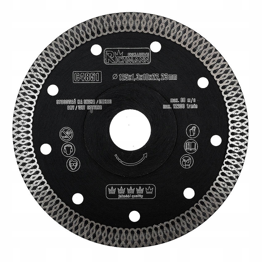 

Tarcza diamentowa do cięcia płytek Richmann C4851