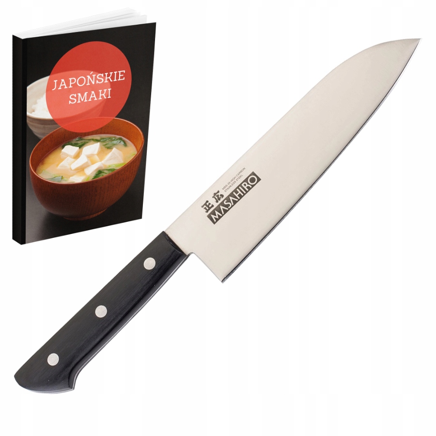 Nôž Masahiro MV-L Santoku 17,5 cm univerzálny z japonskej ocele