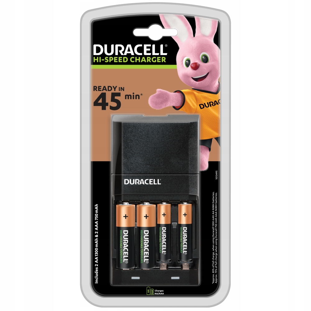 

Ładowarka Duracell CEF27 2 AA/R6 2 AAA/R3