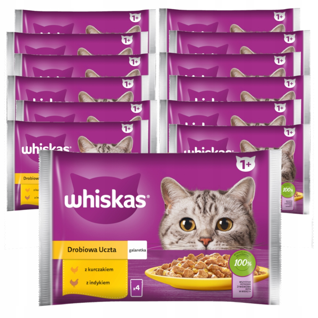 Levně Whiskas Drůbeží Krmivo Pro Kočky Krmivo