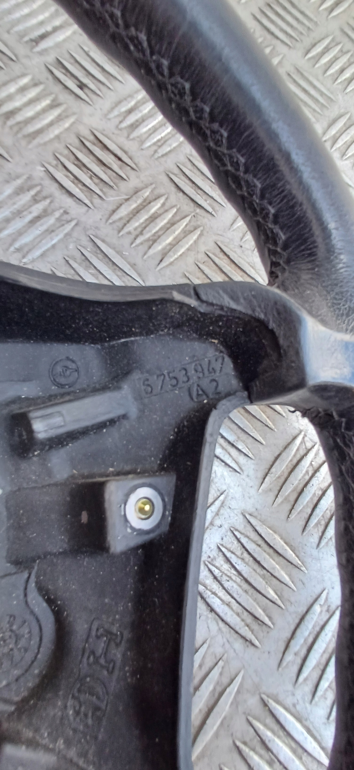 BMW E46 lenkrad SKORZANA Leder 6753947