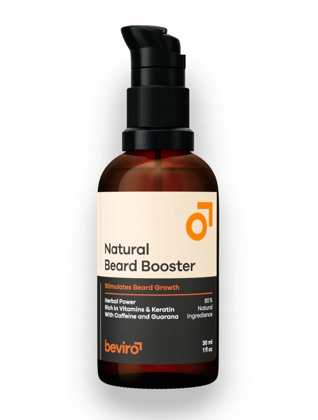 Sérum pro růst vousů Beviro Natural Beard Booster 30 ml