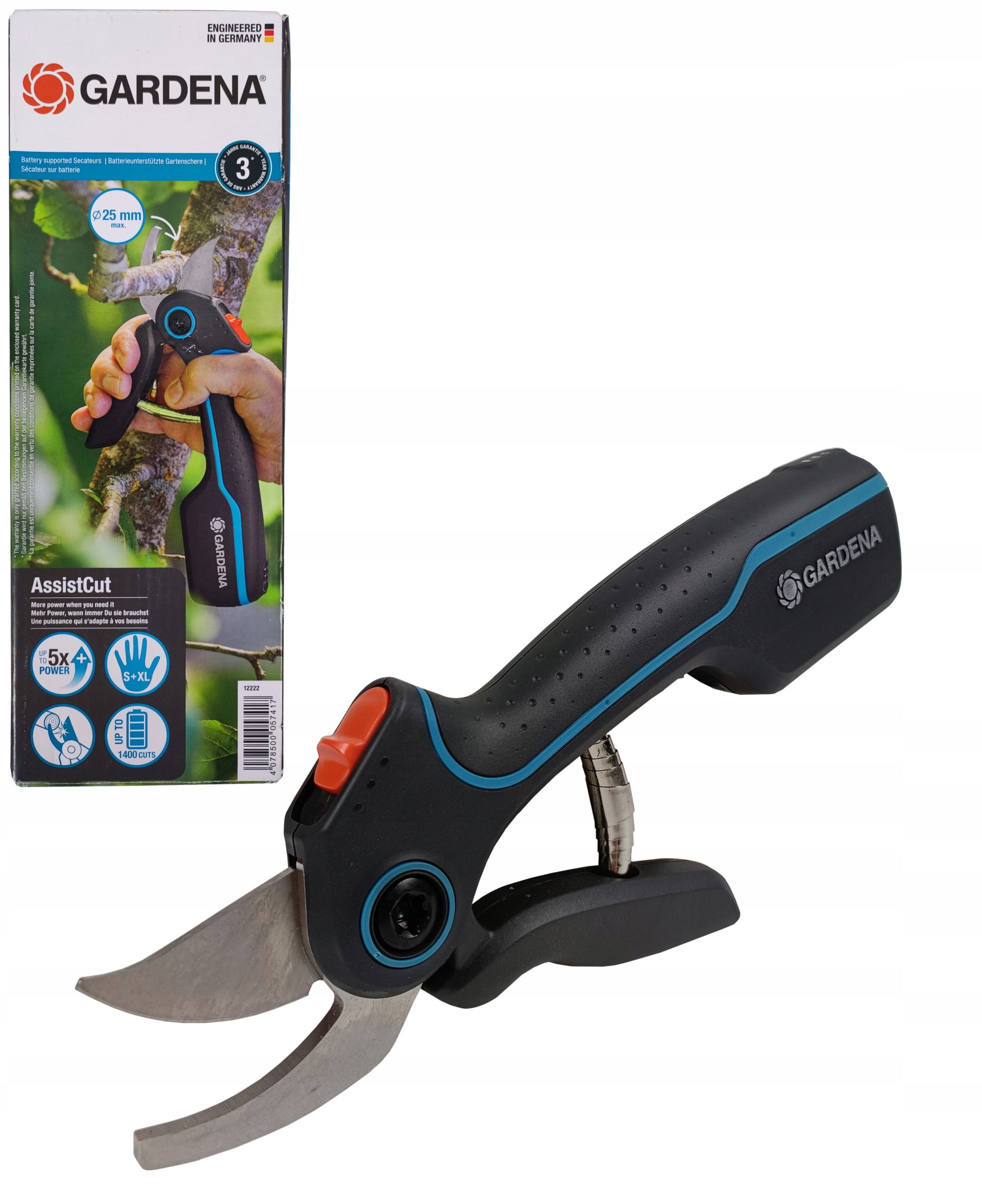 

Gardena AssistCut akumulatorowy sekator nożyce 3,6